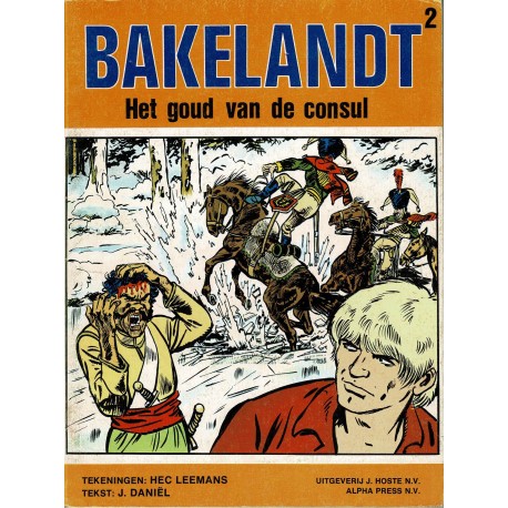 Bakelandt - 002 Het goud van de consul - eerste druk 1978