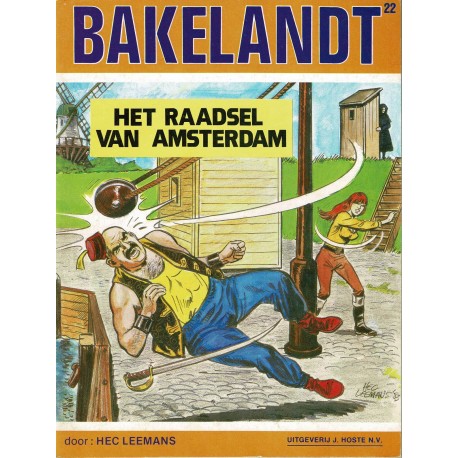Bakelandt - 022 Het raadsel van Amsterdam - eerste druk 1983