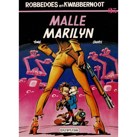 Robbedoes en Kwabbernoot - 035 Malle Marilyn - eerste druk 1985