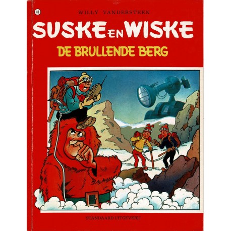 Suske en Wiske - 080 De brullende berg - herdruk - rode reeks