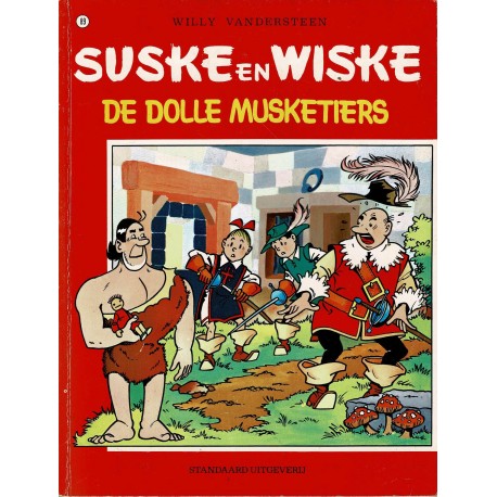 Suske en Wiske - 089 De dolle Musketiers - herdruk - rode reeks
