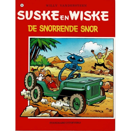 Suske en Wiske - 093 De snorrende snor - herdruk - rode reeks