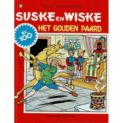 Suske en Wiske - 100 Het gouden paard - herdruk - rode reeks