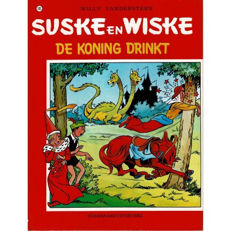 Suske en Wiske - 105 De koning drinkt - herdruk - rode reeks