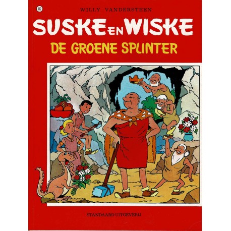 Suske en Wiske - 112 De groene splinter - herdruk - rode reeks