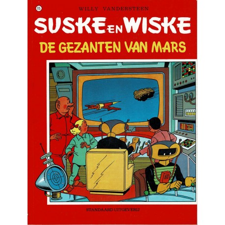 Suske en Wiske - 115 De gezanten van Mars - herdruk - rode reeks