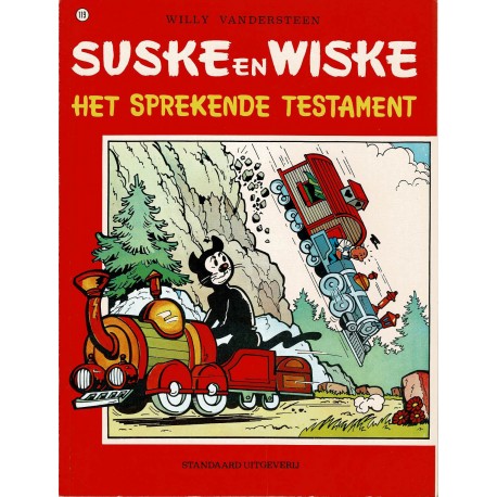 Suske en Wiske - 119 Het sprekende testament - herdruk - rode reeks