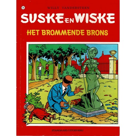 Suske en Wiske - 128 Het brommende brons - herdruk - rode reeks