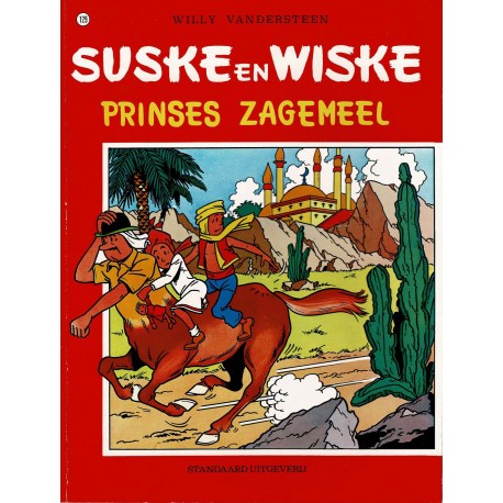 Suske en Wiske - 129 Prinses Zagemeel - herdruk - rode reeks