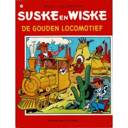 Suske en Wiske - 162 De gouden locomotief - herdruk - rode reeks