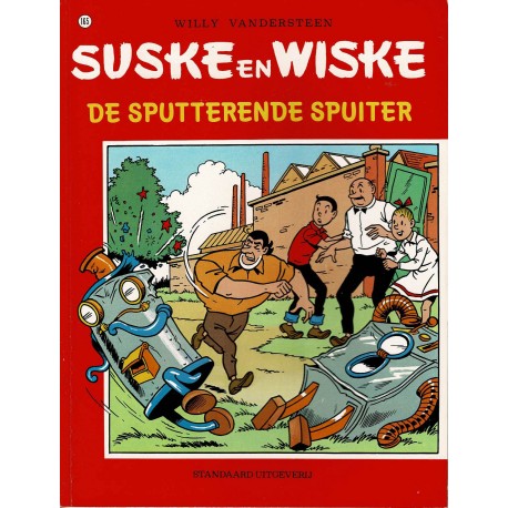 Suske en Wiske - 165 De sputterende spuiter - herdruk - rode reeks