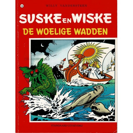 Suske en Wiske - 190 De woelige wadden - herdruk - rode reeks