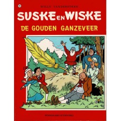 Suske en Wiske - 194 De gouden ganzeveer - herdruk - rode reeks