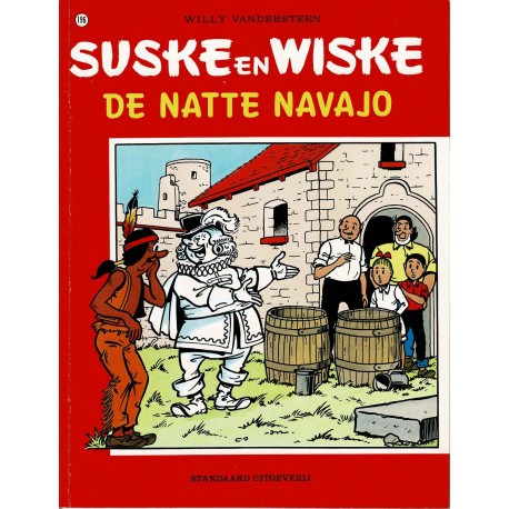 Suske en Wiske - 196 De natte Navajo - herdruk - rode reeks