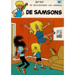 Jommeke - 028 De Samsons - herdruk - witte cover