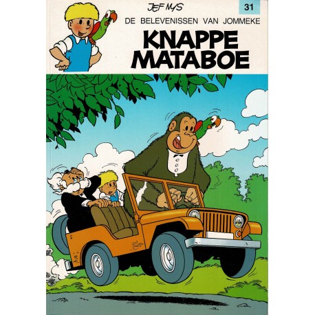 Jommeke - 031 Knappe Mataboe - herdruk - witte cover