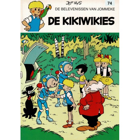 Jommeke - 074 De Kikiwikies - herdruk - witte cover