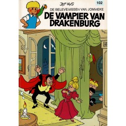 Jommeke - 102 De vampier van Drakenburg - herdruk - witte cover