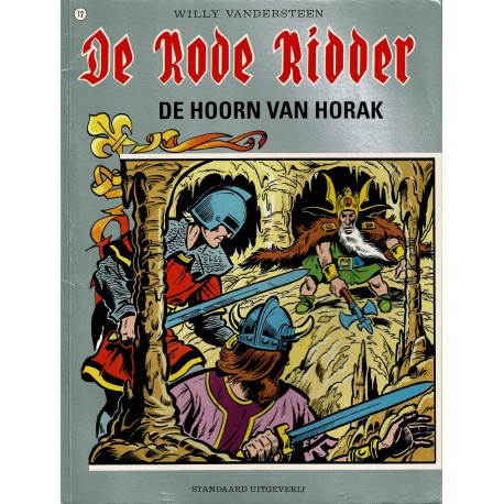 De Rode Ridder - 012 De hoorn van Horak - herdruk - grijze cover, gelijmd