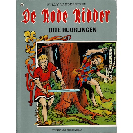 De Rode Ridder - 044 Drie huurlingen - herdruk - grijze cover, gelijmd