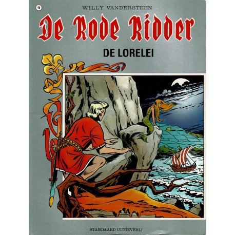 De Rode Ridder - 046 De Lorelei - herdruk - grijze cover, gelijmd
