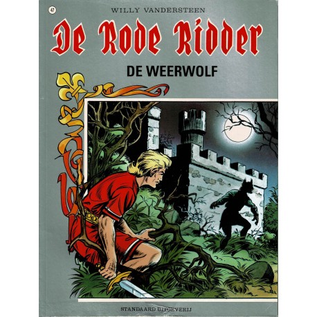 De Rode Ridder - 047 De weerwolf - herdruk - grijze cover, gelijmd