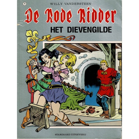 De Rode Ridder - 090 Het dievengilde - herdruk - grijze cover, gelijmd
