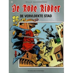 De Rode Ridder - 100 De vervloekte stad - herdruk - grijze cover, gelijmd