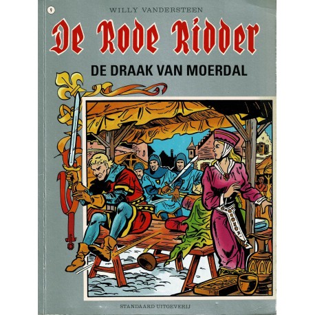 De Rode Ridder - 009 De draak van Moerdal - herdruk - grijze cover, gelijmd