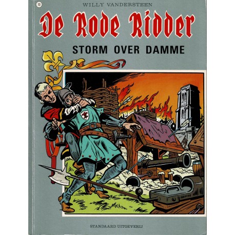 De Rode Ridder - 010 Storm over Damme - herdruk - grijze cover, gelijmd