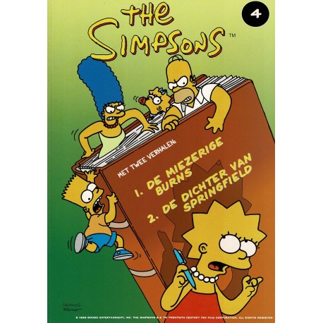 The Simpsons - 004 De miezerige Burns + De dichter van Springfield - eerste druk 1999