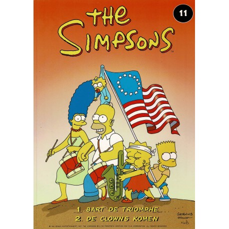 The Simpsons - 011 Bart de Triomphe + De clowns komen - eerste druk 2000