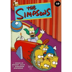 The Simpsons - 019 Censuur smaakt zuur + Sideshow Simpsons - eerste druk 2001