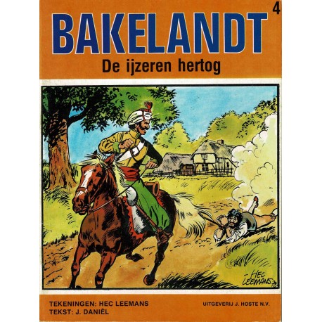 Bakelandt - 004 De ijzeren hertog - herdruk - Uitgeverij Hoste, ongekleurd
