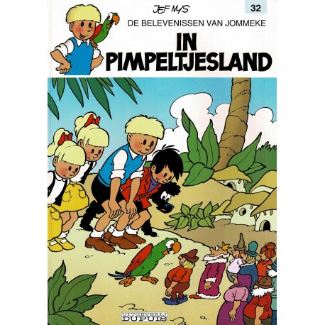 Jommeke - 032 In Pimpeltjesland - herdruk - witte cover