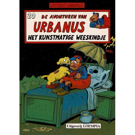 Urbanus - 020 Het kunstmatige weeskindje - herdruk - Uitgeverij Loempia, in kleur