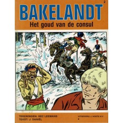 Bakelandt - 002 Het goud van de consul - herdruk - Uitgeverij Hoste, ongekleurd