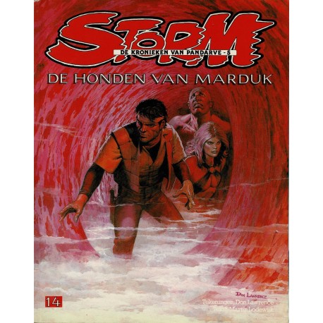 Storm - 014 De honden van Marduk - eerste druk 1985 - Oberon uitgaven