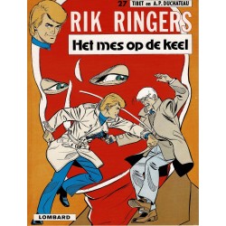 Rik Ringers - 027 Het mes op de keel - herdruk - Lombard uitgaven