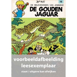 Jommeke - 016 De gouden jaguar - in kleur - leesexemplaar