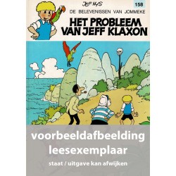 Jommeke - 158 Het probleem van Jeff Klaxon - in kleur - leesexemplaar