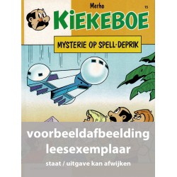 Kiekeboe - 015 Mysterie op Spell-Deprik - in kleur - leesexemplaar