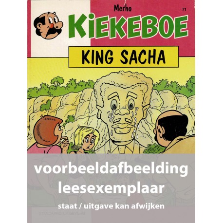 Kiekeboe - 071 King Sacha - in kleur - leesexemplaar