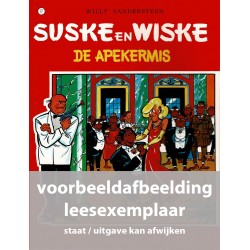 Suske en Wiske - 077 De apekermis - in kleur - leesexemplaar
