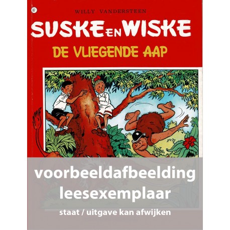 Suske en Wiske - 087 De vliegende aap - in kleur - leesexemplaar