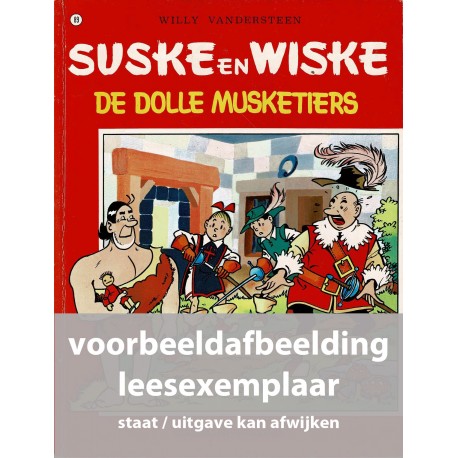 Suske en Wiske - 089 De dolle Musketiers - in kleur - leesexemplaar
