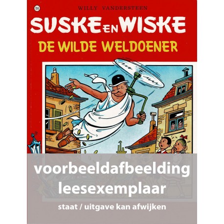 Suske en Wiske - 104 De wilde weldoener - in kleur - leesexemplaar