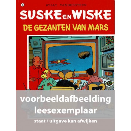 Suske en Wiske - 115 De gezanten van Mars - in kleur - leesexemplaar