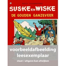 Suske en Wiske - 194 De gouden ganzeveer - in kleur - leesexemplaar