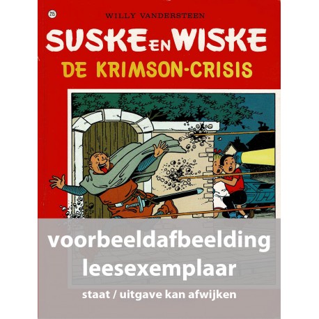 Suske en Wiske - 215 De Krimson-crisis - in kleur - leesexemplaar